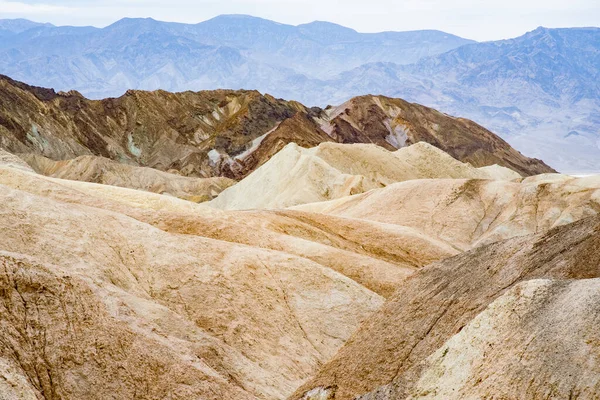 Stunning View Famous Zabriskie Point Death Valley National Park California — Foto de Stock