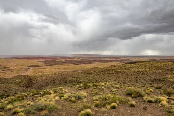 Striped Purple Sandstone Formations Blue Mesa Badlands Petrified Forest National — Foto de Stock