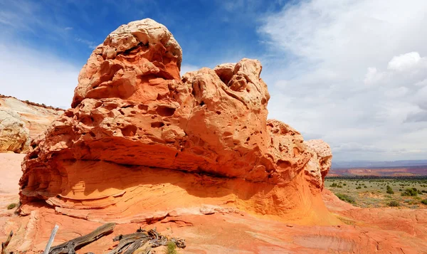 Mindblowing Shapes Colors Moonlike Sandstone Formations White Pocket Arizona Usa — Stok fotoğraf