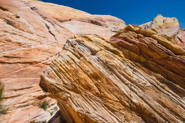 Amazing Colors Shapes Sandstone Formations Valley Fire State Park Nevada — Stock Photo, Image
