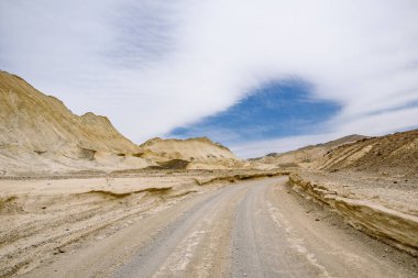 Famous Twenty Mule Teams road in Death Valley National Park, California, USA. Exploring the American Southwest.