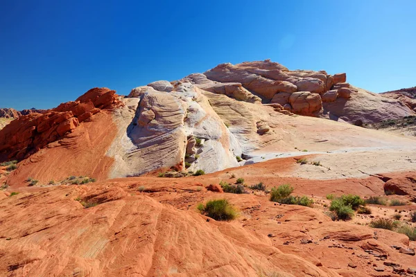 Amazing Colors Shapes Sandstone Formations Valley Fire State Park Nevada — Stock Photo, Image