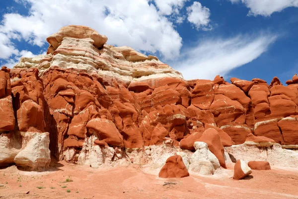 Amazing Colors Shapes Sandstone Formations Blue Canyon Hopi Reservation Arizona — Stock Photo, Image