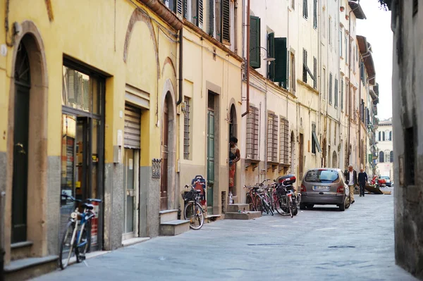 Lucca Italy May 2011 Beautiful Medieval Streets Lucca City Known — Stock Photo, Image