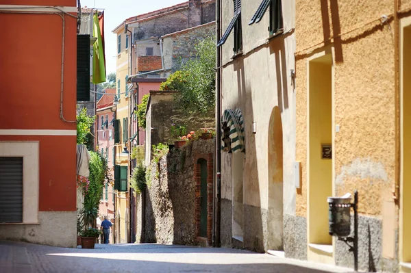 Narrow Streets Manarola One Five Centuries Old Villages Cinque Terre — Stock Photo, Image