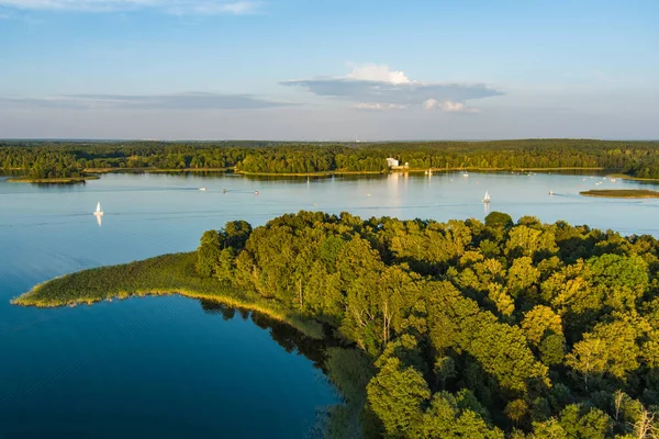 Beautiful Aerial View Lake Galve Favourite Lake Water Based Tourists — Stock fotografie
