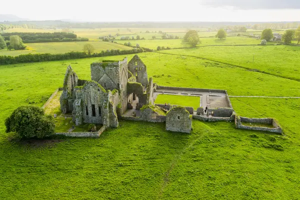 Hore Abbey Raserad Cistercienserkloster Nära Rock Cashel Grevskapet Tipperary Irland — Stockfoto