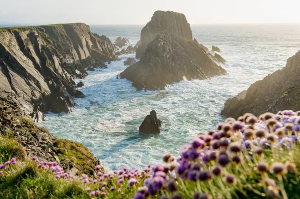 Scheildren Het Meest Iconische Gefotografeerde Landschap Aan Malin Head Ierlands — Stockfoto