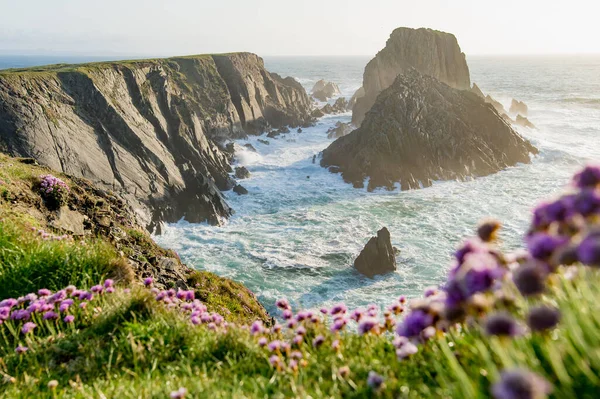 Scheilkids Paysage Emblématique Photographié Malin Head Point Nord Irlande Wild — Photo