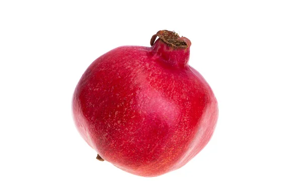 Granatapfelfrucht Isoliert Auf Weißem Hintergrund — Stockfoto