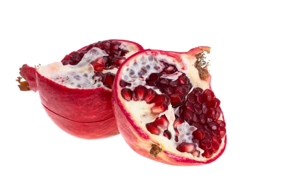 Pomegranate Fruit Isolated White Background — Stock Photo, Image