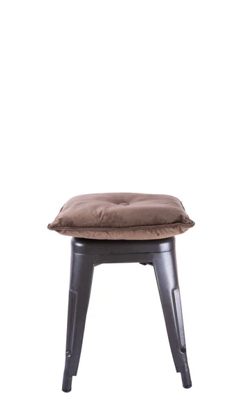 Iron Chair Cushion Isolated White Background — Stock Photo, Image