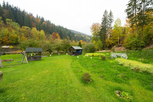 Herbstliche Landschaft Den Karpaten — Stockfoto