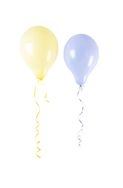 Luftballons Isoliert Auf Weißem Hintergrund — Stockfoto