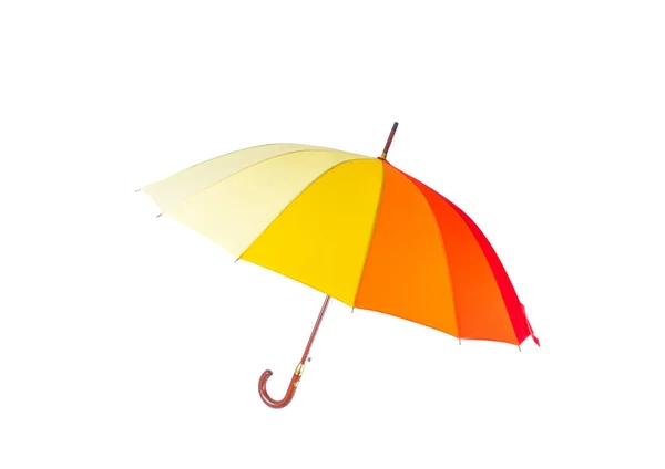 Barevný Deštník Izolované Bílém Pozadí — Stock fotografie