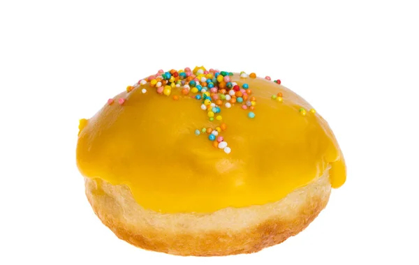 Donut Glaze Isolated White Background — Stock Photo, Image