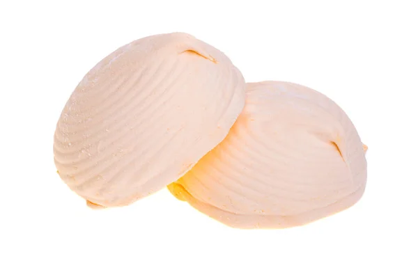 Marshmallow Isoliert Auf Weißem Hintergrund — Stockfoto