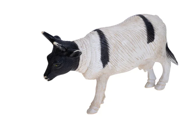 Figura Vaca Aislada Sobre Fondo Blanco — Foto de Stock