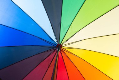 çok renkli şemsiyelerin arka planı