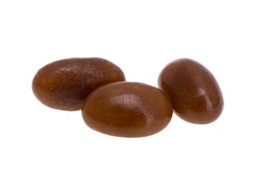 Jöleli şeker beyaz arkaplanda izole