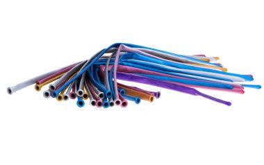 Beyaz arkaplanda izole edilmiş balon modelleme