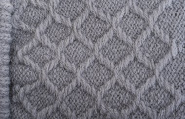 örülmüş doku makrosundan gri arkaplan