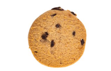 Beyaz arkaplanda izole edilmiş çikolata damlaları