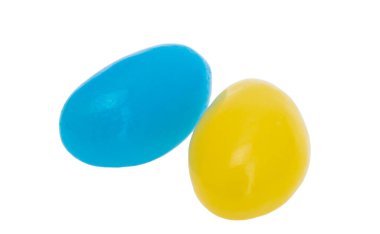 Jöleli şeker beyaz arkaplanda izole