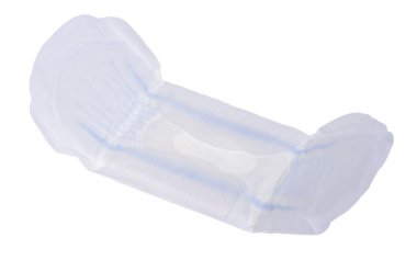 women's pads isolated on white background