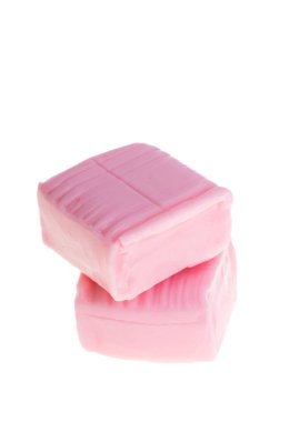 fruit gummies isolated on white background