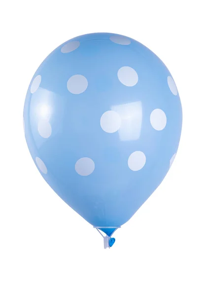 Ballons Pois Isolés Sur Fond Blanc — Photo