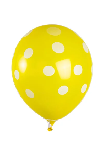 白色背景上孤立的Polka点气球 — 图库照片