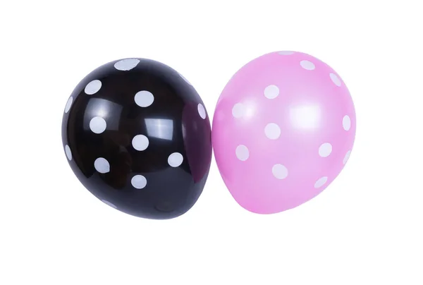 Balões Bolinhas Isoladas Fundo Branco — Fotografia de Stock