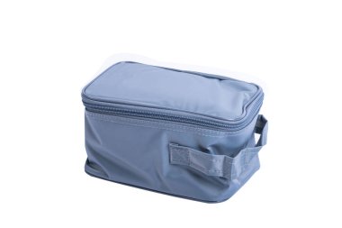 beyaz arkaplanda izole edilmiş tonometre çantası