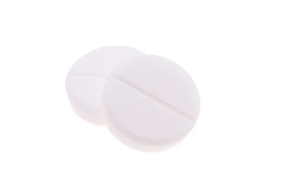 Pilules Isolées Sur Fond Blanc — Photo