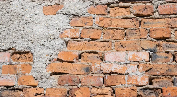 Stary Mur Cegły Zbliżenie — Zdjęcie stockowe
