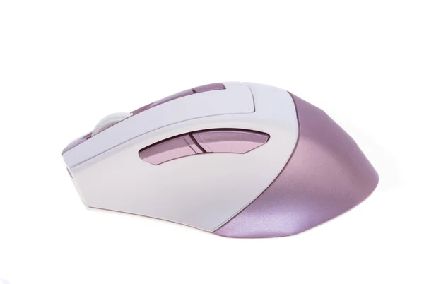 Usb Počítač Myš Izolované Bílém Pozadí — Stock fotografie