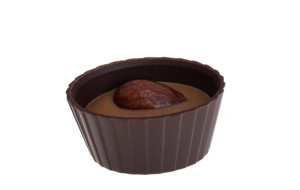 Chocolate Candies Isolated White Background — Stock Photo, Image
