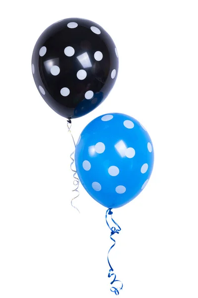Balões Bolinhas Isoladas Fundo Branco — Fotografia de Stock