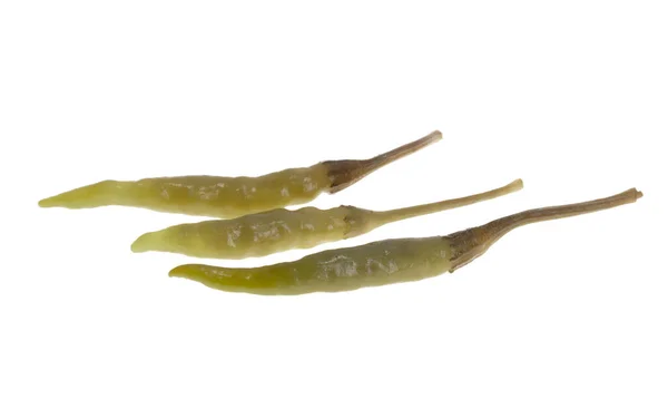 Eingelegte Paprika Isoliert Auf Weißem Hintergrund — Stockfoto