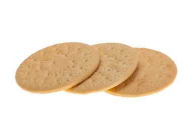 Maria Kurabiyeleri beyaz arka planda izole edildi