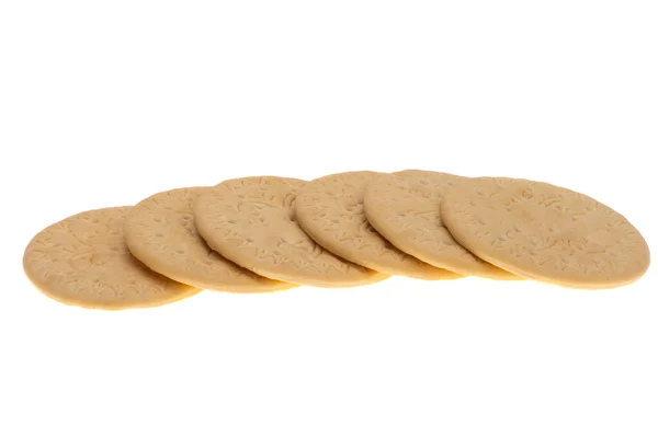 Maria Cookies Izolované Bílém Pozadí — Stock fotografie