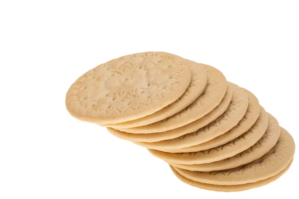 Maria Cookies Izolované Bílém Pozadí — Stock fotografie