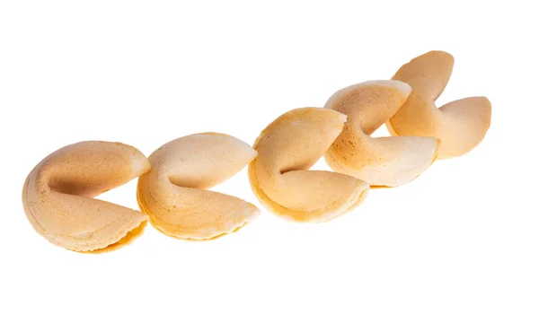 Cookie Štěstí Izolované Bílém Pozadí — Stock fotografie