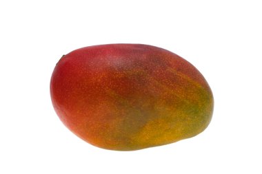 Beyaz arkaplanda yalıtılmış mango meyvesi