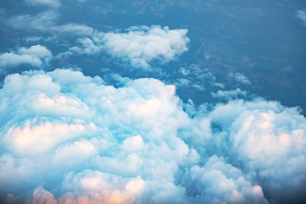 Vista Las Nubes Desde Ventana Del Avión —  Fotos de Stock