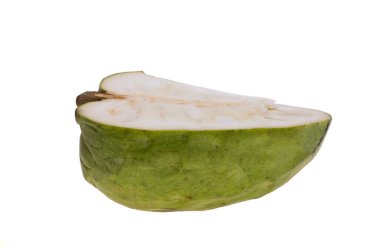 Anona beyaz arkaplanda izole edildi