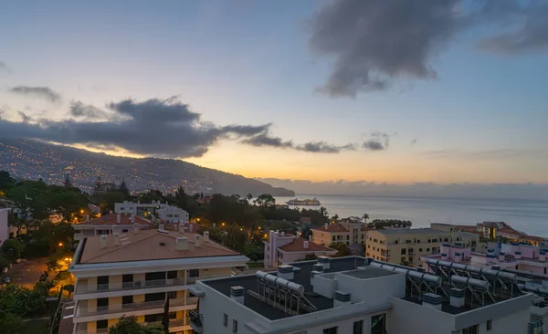 Рано Вранці Фуншалі Острові Мадейра — стокове фото