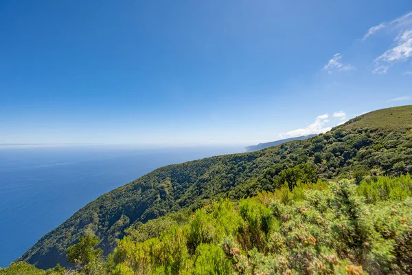 Чудовий Краєвид Острова Мадейра Сонячний День — стокове фото
