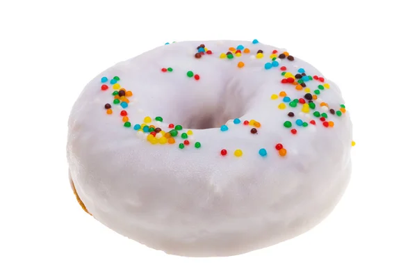 Donuts Esmalte Isolado Sobre Fundo Branco — Fotografia de Stock